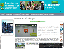Tablet Screenshot of mfr-eyragues.com